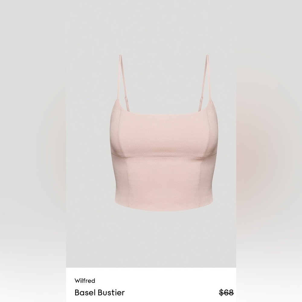 Aritzia Wilfred Poetic Pink Basel Bustier